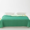 Sheal King Size Comforter Set Sage Green, 3 Pieces Lightweight Solid Bedding Comforters Sets, All Season Fluffy Down Alternative Comforter Bed Set Quilt Blanket -DARK GREEN